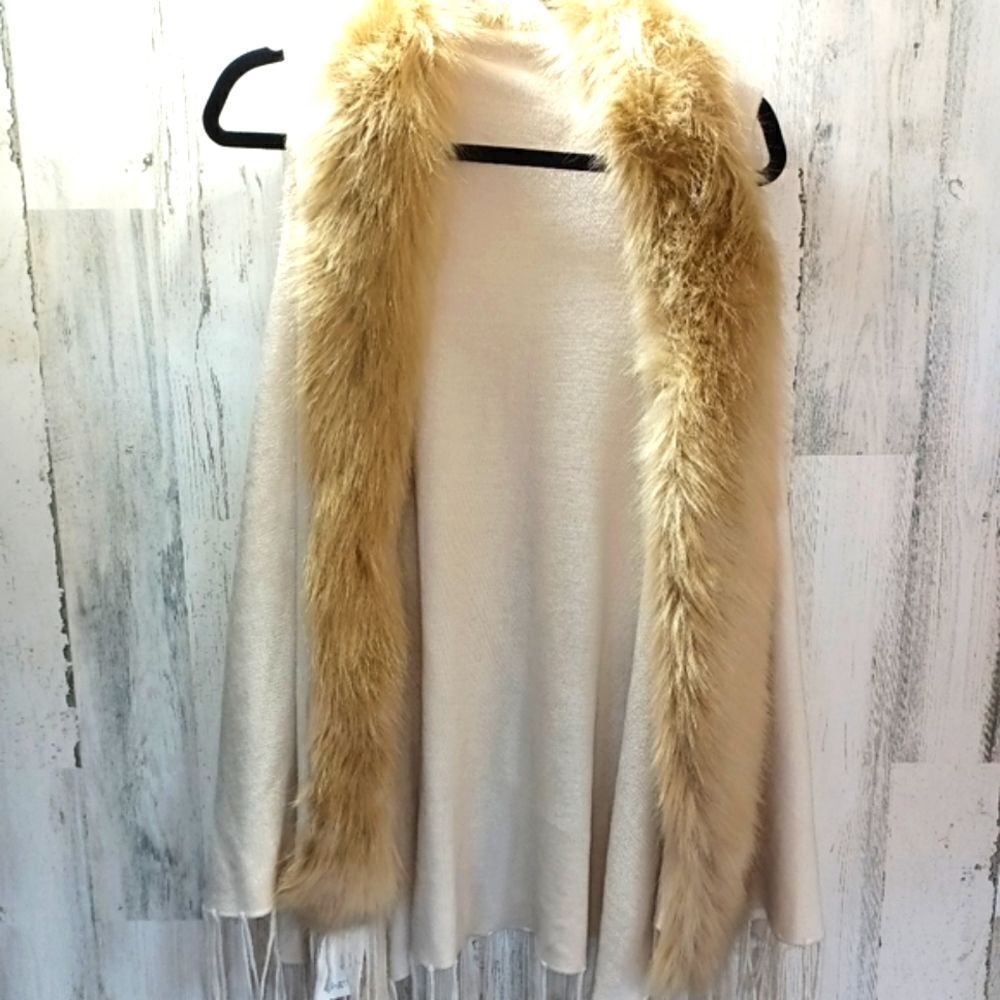 Faux fur vest